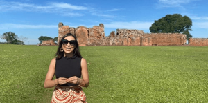 COMUNICADORA ESPAÑOLA IMPRESIONADA CON LA MISIÓN JESUÍTICA DE LA SANTÍSIMA TRINIDAD