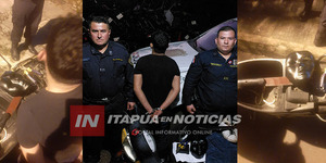 PERSECUCIÓN, AGRESIÓN Y DETENCIÓN DE UN SOSPECHOSO - Itapúa Noticias