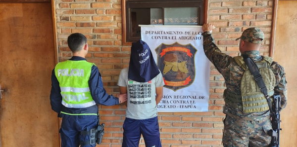 DETIENEN A PRESUNTO ABIGEO CON ORDEN DE CAPTURA EN SAN PEDRO DEL PARANÁ