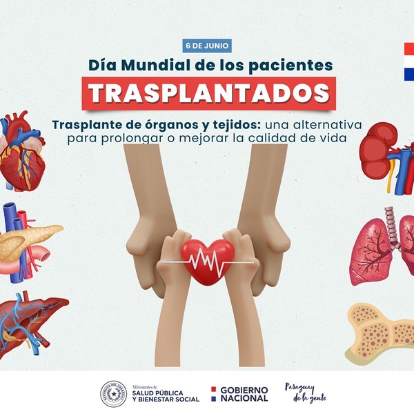 Hoy se conmemora el “Día Mundial de los Pacientes Trasplantados” - .::Agencia IP::.