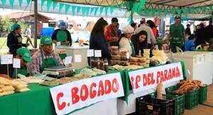 Feria distrital recauda más de cien millones de guaraníes