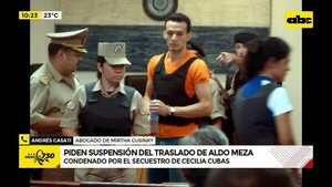 Video: Piden suspensión del traslado de Aldo Meza - ABC Noticias - ABC Color