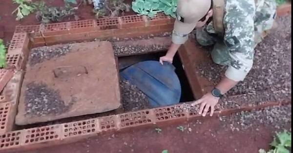 La Nación / Incautaron 23 kilos de cocaína y 156 Kilos de marihuana dentro de una “narco-caleta”