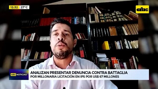 Video: Analizan presentar denuncia contra Battaglia - ABC Noticias - ABC Color