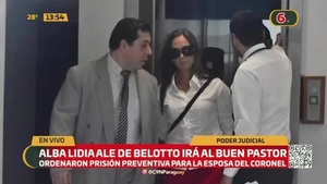 Alba Lidia Ale de Belotto irá al Buen Pastor - C9N