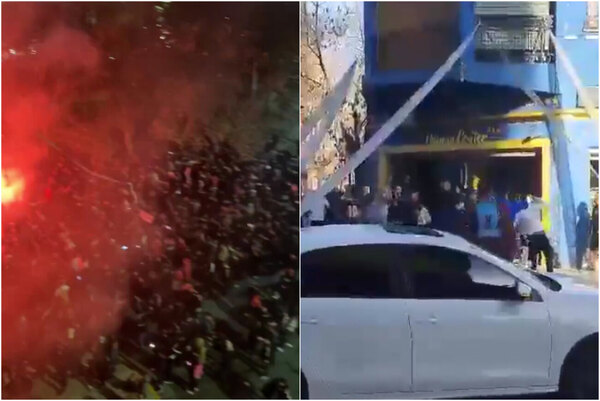 Versus / Libertadores: Serios incidentes entre hinchas de Boca Juniors y Colo-Colo