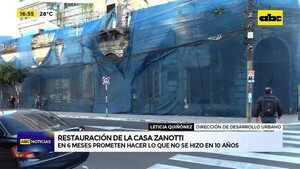 Restauración casa Zanotti: En 6 meses prometen hacer lo que no se hizo en 10 años  - ABC Noticias - ABC Color