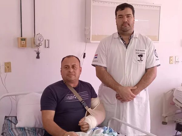 Lo que terminaba en amputación, hoy puede salvarse: así un mecánico recuperó su mano - Nacionales - ABC Color