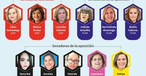 La Nación / Histórico: de 45 bancas en el Senado, 11 ocuparán mujeres