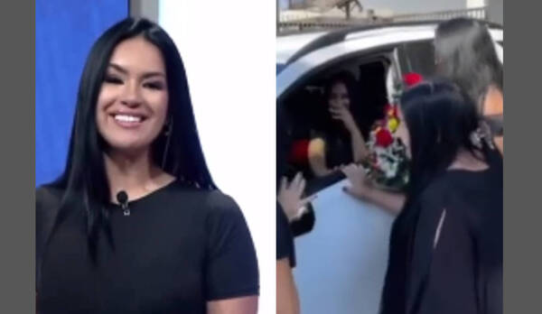 [VIDEO] Así recibieron a Gloria Vera tras su debut como periodista deportiva