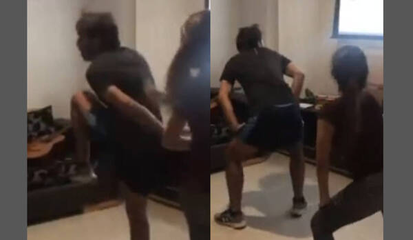 [VIDEO] ¡Hacélo Cuevas! Mirále un poco a "Pipino" bailando zumba