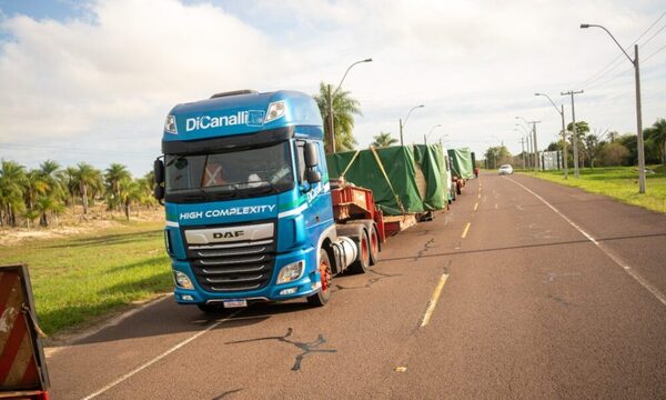 Arriban más componentes de turbinas y generadores para la maquinización de Aña Cuá
