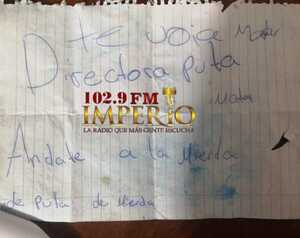 Directora del colegio Florencio Acevedo denuncia amenaza de muerte - Radio Imperio
