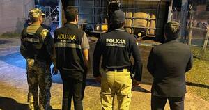 La Nación / Incautan 10.000 litros de combustible de contrabando en Villa Hayes