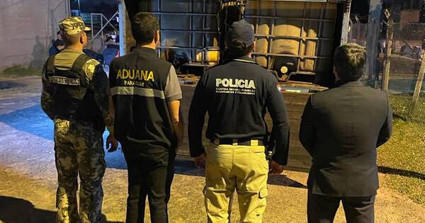 La Nación / Incautan 10.000 litros de combustible de contrabando en Villa Hayes