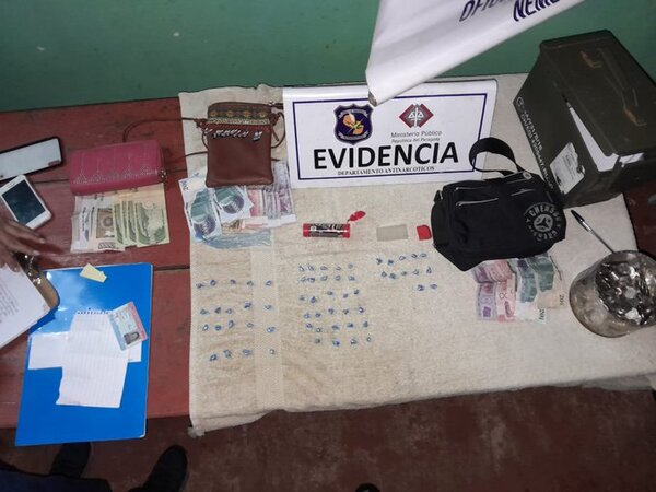 Intervienen puntos de microtráfico en Capiatá