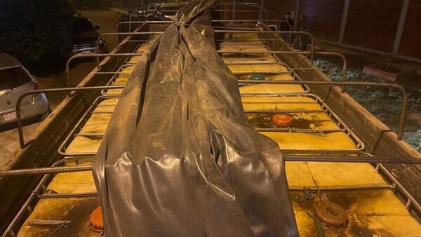 Incautan 10.000 litros de combustible de contrabando en Vista Alegre