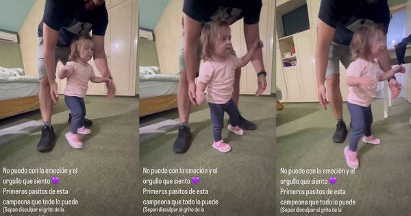 La Nación / ¡Dale Candela! La pequeña dio sus primeros pasos