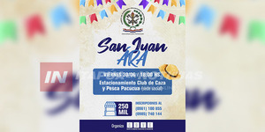 SAN JUAN ARA DE LOS BOMBEROS VOLUNTARIOS SERÁ EL PRÓXIMO 30 DE JUNIO - Itapúa Noticias