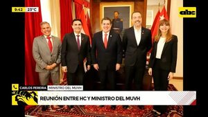 Video: Reunión entre Horacio Cartes y el ministro del MUVH  - ABC Noticias - ABC Color