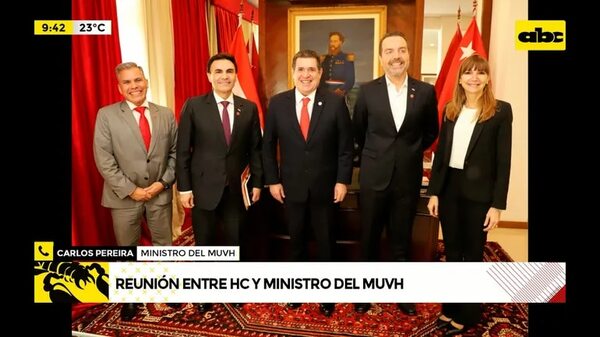 Video: Reunión entre Horacio Cartes y el ministro del MUVH - ABC Noticias - ABC Color