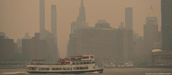 Incendios entorpecen calidad del aire en Canadá y Nueva York