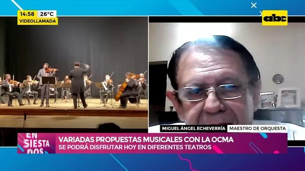 Video: Variadas propuestas musicales con la OCMA - Ensiestados - ABC Color