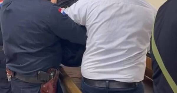 La Nación / Brasileño intentó agredir a fiscal al ser condenado por tráfico de drogas