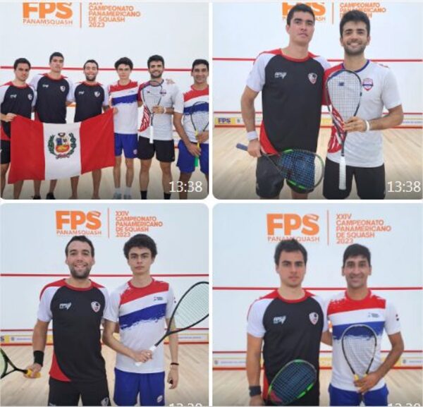Team masculino de squash ante el fuerte equipo incaico