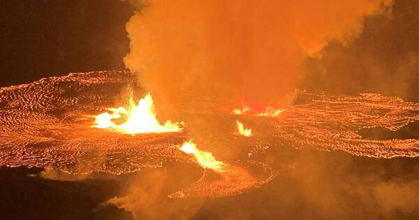 La Nación / Volcán en Hawái erupciona de nuevo