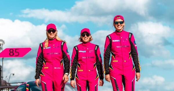 La Nación / Iron Dames: mujeres pilotan un Porche rosa con actitud de hierro