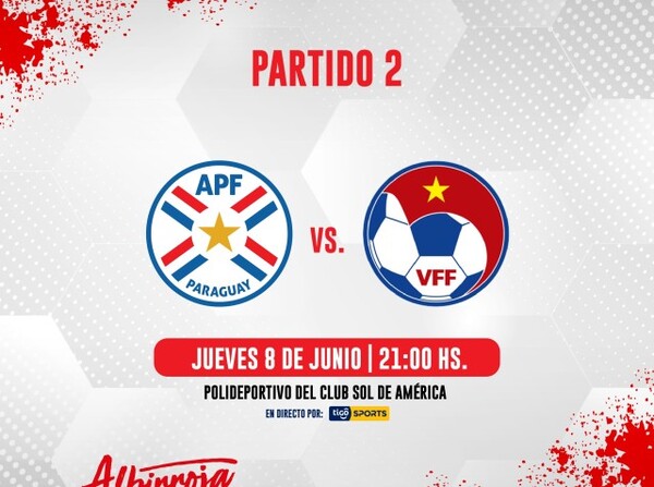 Segunda prueba de la Albirroja ante Vietnam - APF