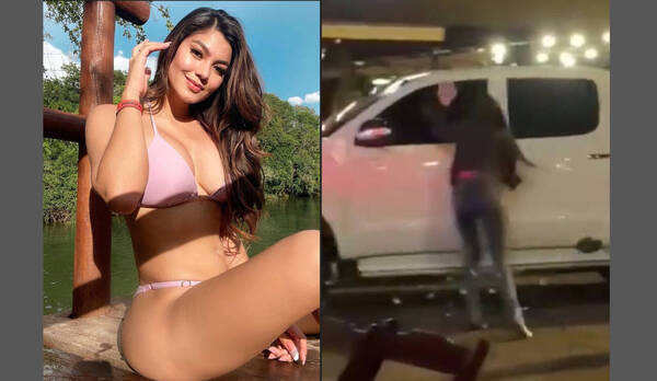 [VIDEO] Miss aclaró que no estuvo en la camioneta de la infidelidad
