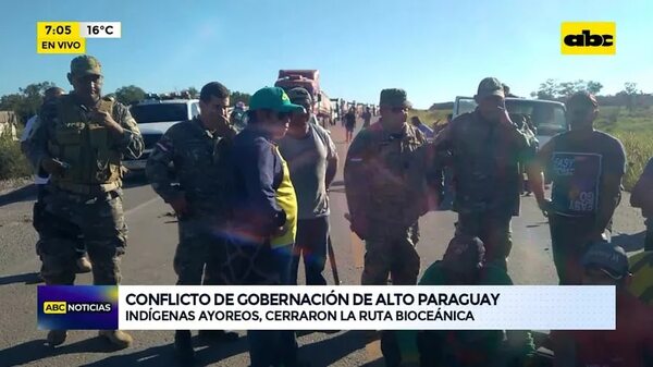 Video: Conflicto de gobernación de Alto Paraguay - ABC Noticias - ABC Color