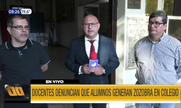 Denuncian que alumnos generan zozobra en Colegio Nacional de la Capital | Telefuturo