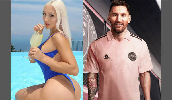 [GALERÍA] La cuerona de Onlyfans que vaticinó la ida de Messi al club yanqui