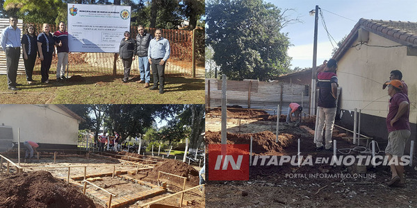 INTENDENTE DE NUEVA ALBORADA VERIFICÓ OBRAS EN INSTITUCIÓN EDUCATIVA - Itapúa Noticias