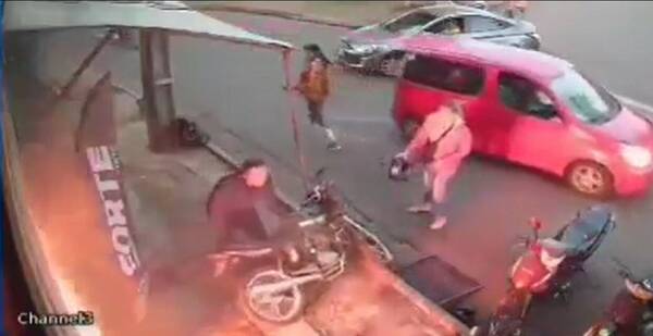 [VIDEO] Moto tenía "nafta oculta" y causó explosión en taller mecánico
