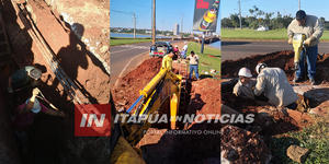 ANDE TRABAJA EN UN ALIMENTADOR AVERIADO EN LA CIUDAD DE ENCARNACIÓN - Itapúa Noticias