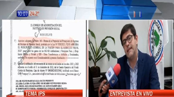 IPS niega saldo “cero”, pero admiten que tocaron reservas - Noticias Paraguay