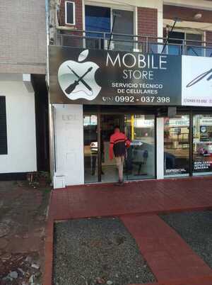 Marginales roban varios objetos de una tienda de celulares en Obligado.