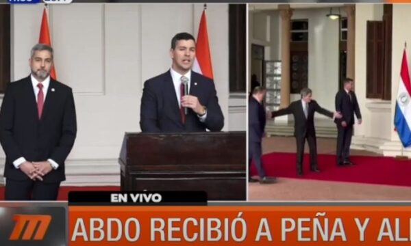 Mario Abdo Benítez recibió a Peña y Alliana | Telefuturo