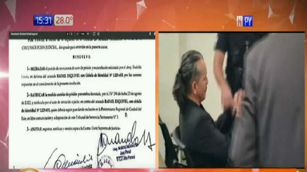 Mbururu seguirá recluido en la cárcel de Ciudad del Este - Noticias Paraguay
