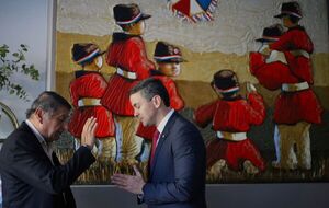 Reunión de Santiago Peña con Monseñor Valenzuela | 1000 Noticias