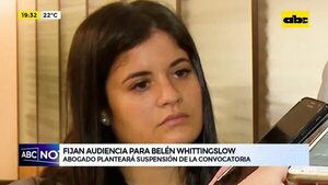 Video: Piden que se cambie de fecha de audiencia para Belén Whittingslow - ABC Noticias - ABC Color