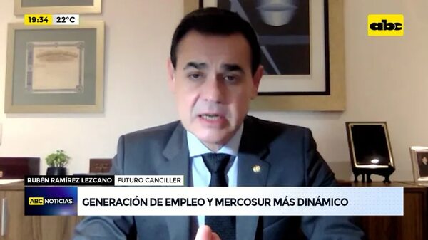 Video: Santiago Peña confirma a Rubén Ramírez como su futuro ministro de Relaciones Exteriores - ABC Noticias - ABC Color