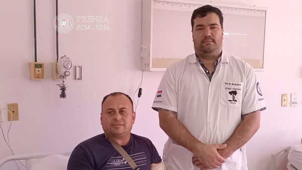 Trasplante salva la mano de un mecánico que tenía tumor