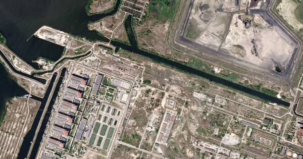 La Nación / Represa dañada enfría reactores nucleares con agua de reserva