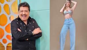 Rubén Rodríguez a pleno baile con Sole Cardozo y Sanie López Garelli - Teleshow