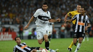"Tanque" Ferreyra y un inesperado posteo en pleno chute de Olimpia ante Atl. Nacional